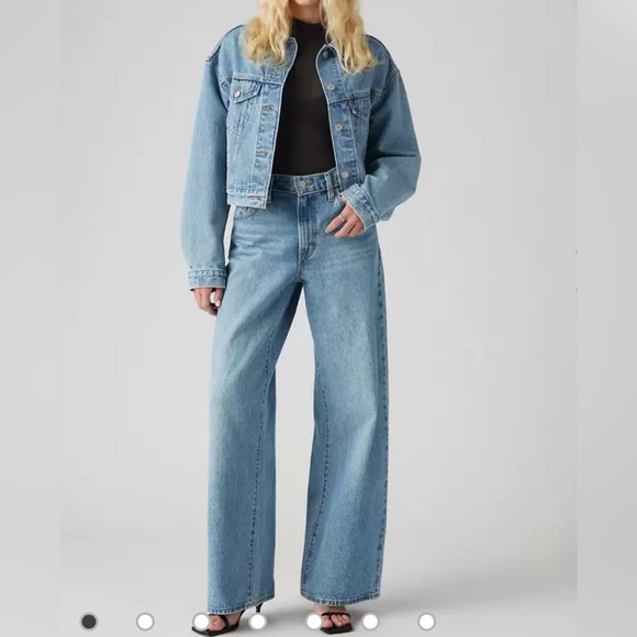 Levi's Denim - Levi's XL STRAIGHT Women's Wide Leg Jeans 26x29